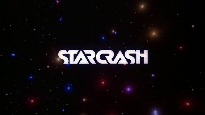 Title screen of Starcrash