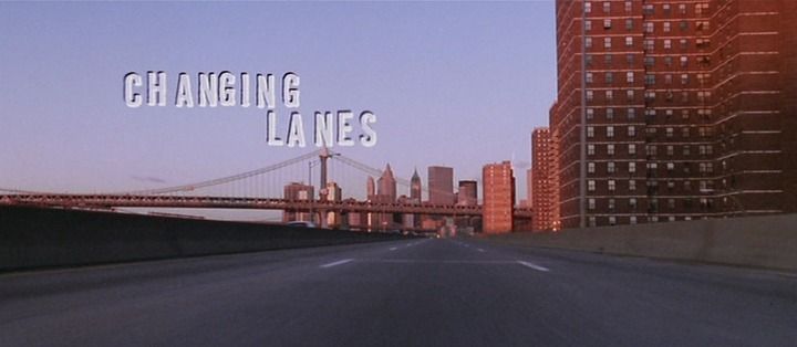Title screen of Changing Lanes