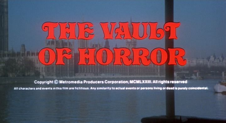 Title screen of The Vault of Horror