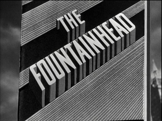 Title screen of The Fountainhead
