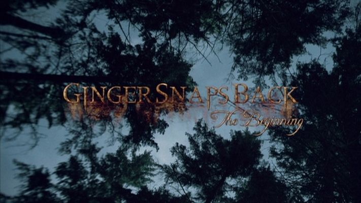 Title screen of Ginger Snaps Back: The Beginning
