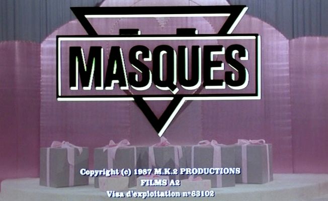 Title screen of Masques