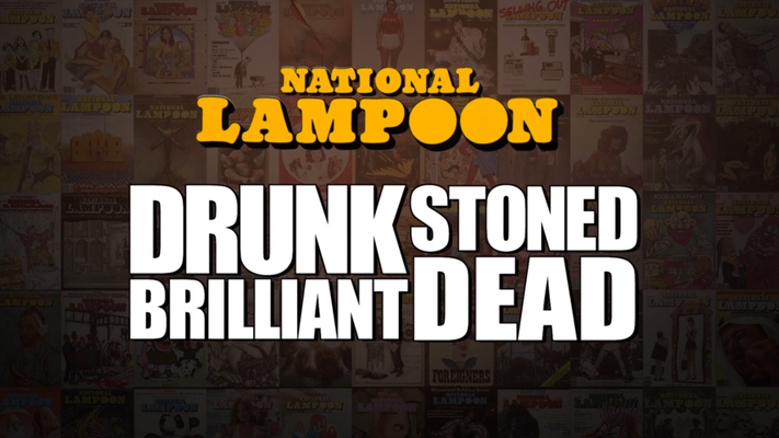 Title screen of National Lampoon: Drunk Stoned Brilliant Dead