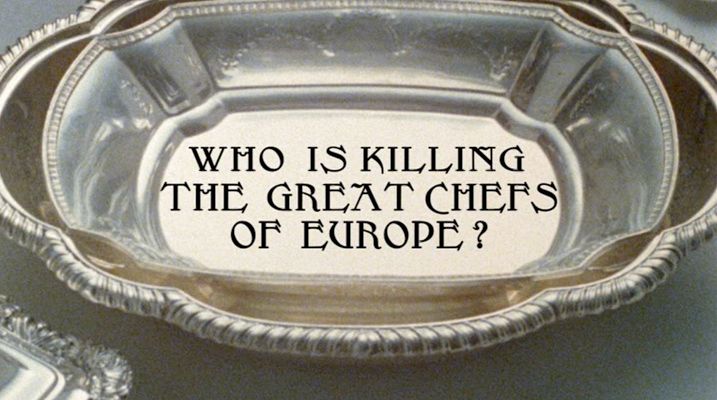 Title screen of Who Is Killing the Great Chefs of Europe?