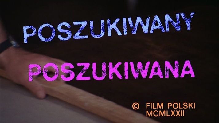 Title screen of Poszukiwany, poszukiwana