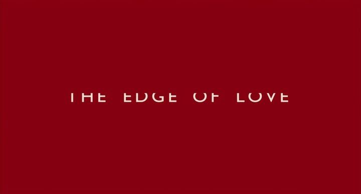 Title screen of The Edge of Love