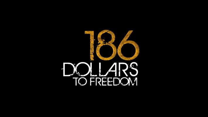 Title screen of 186 Dollars to Freedom