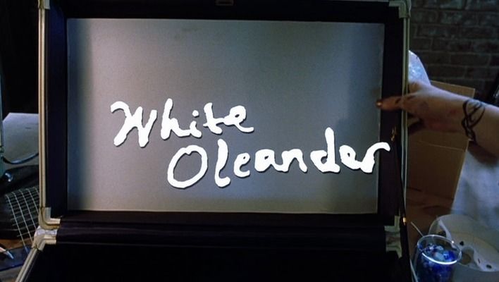 Title screen of White Oleander