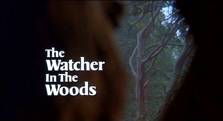 Title screen of The Watcher in the Woods