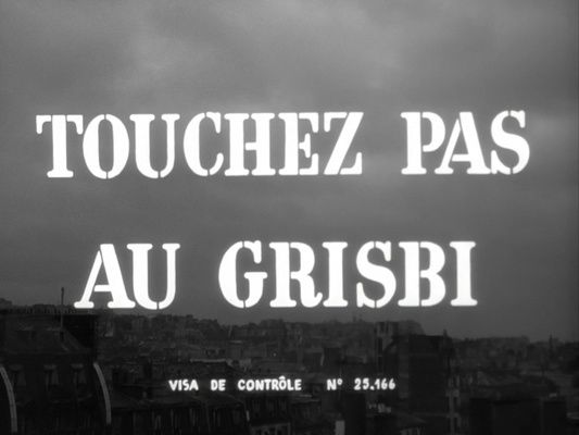 Title screen of Touchez pas au grisbi