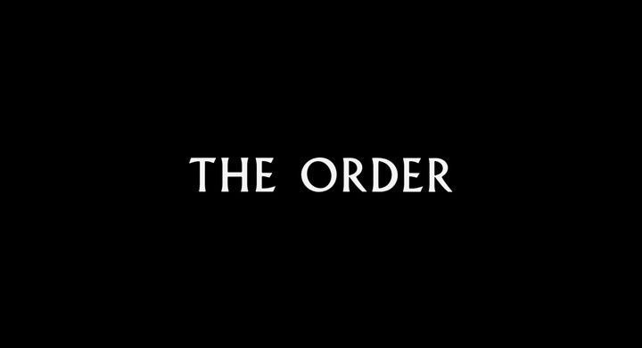 Title screen of The Order
