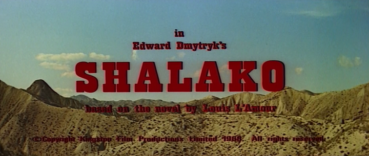 Title screen of Shalako