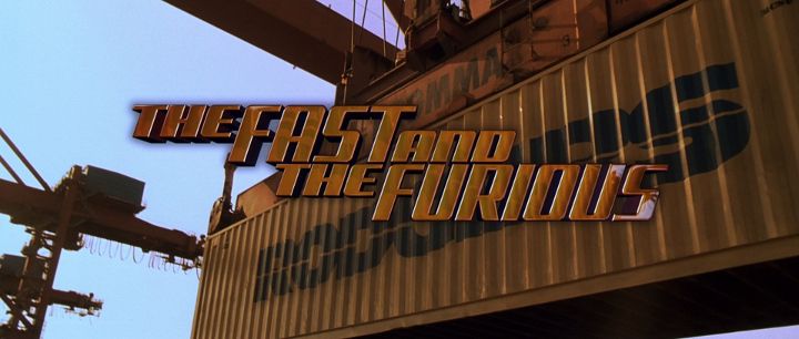 Title screen of The Fast and the Furious