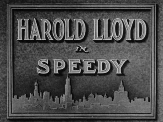 Title screen of Speedy
