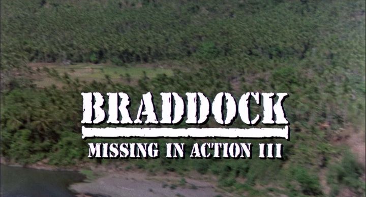 Title screen of Braddock: Missing in Action III