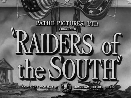 Title screen of Raiders of the South