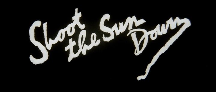 Title screen of Shoot the Sun Down