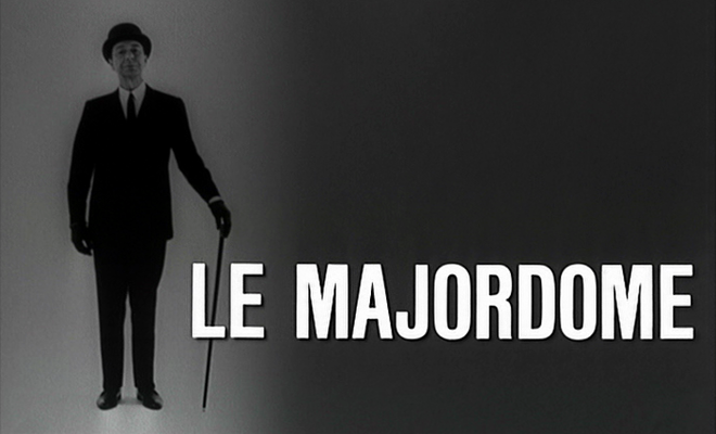 Title screen of Le majordome