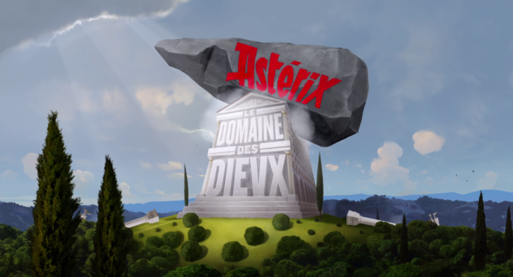 Title screen of Astérix: Le domaine des dieux