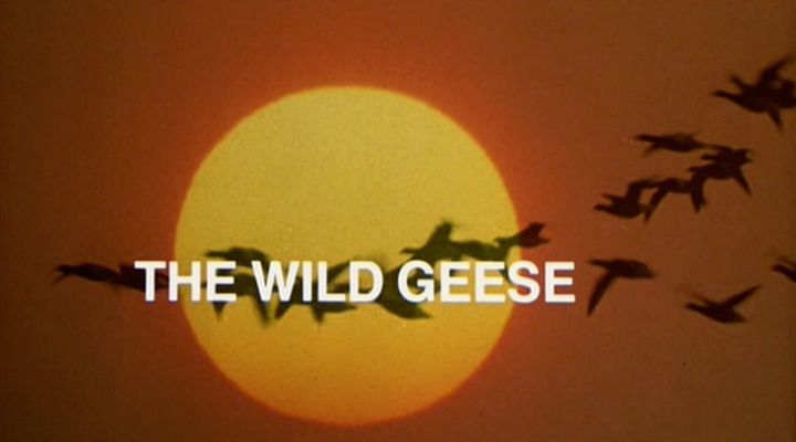 Title screen of The Wild Geese