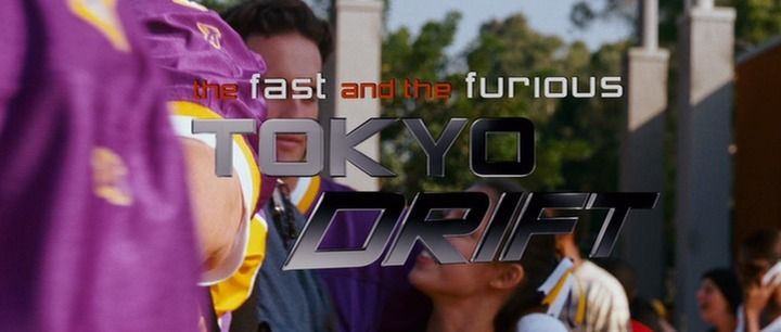 Title screen of The Fast and the Furious: Tokyo Drift