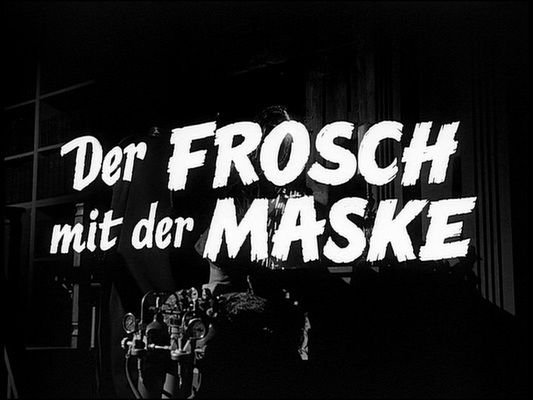 Title screen of Der Frosch mit der Maske