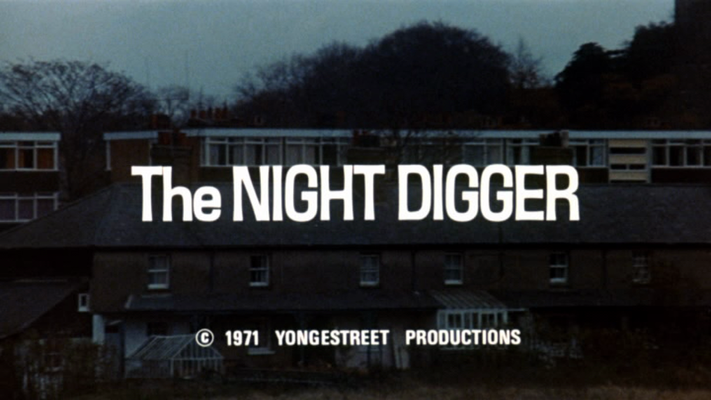 Title screen of The Night Digger