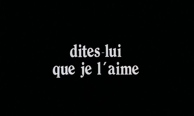 Title screen of Dites-lui que je l'aime