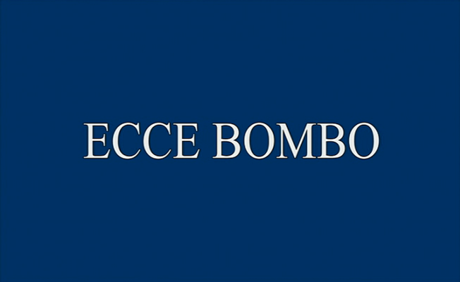 Title screen of Ecce bombo