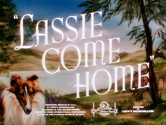 Title screen of Lassie Come Home