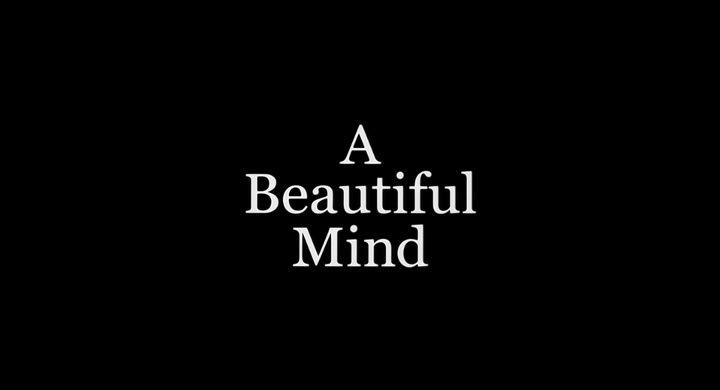 Title screen of A Beautiful Mind
