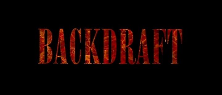 Title screen of Backdraft
