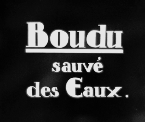Title screen of Boudu sauvé des eaux