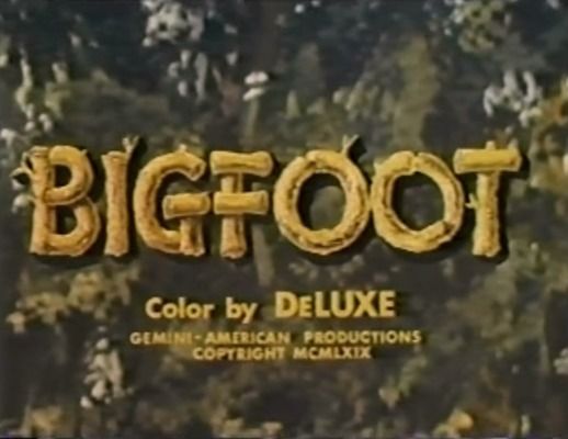 Title screen of Bigfoot