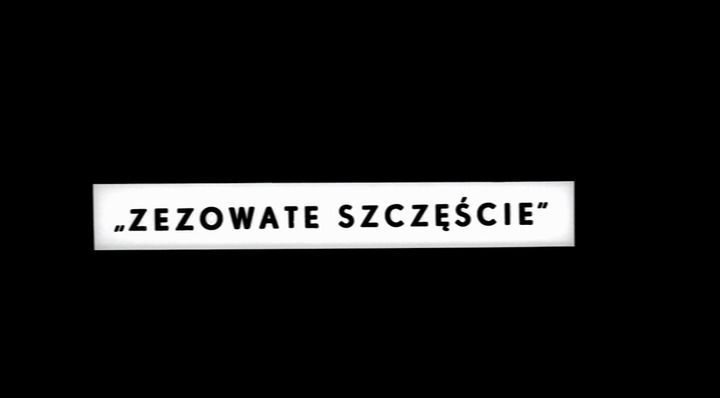 Title screen of Zezowate szczescie