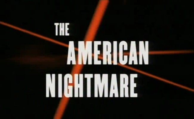 Title screen of The American Nightmare