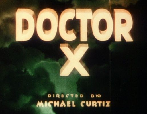 Title screen of Doctor X