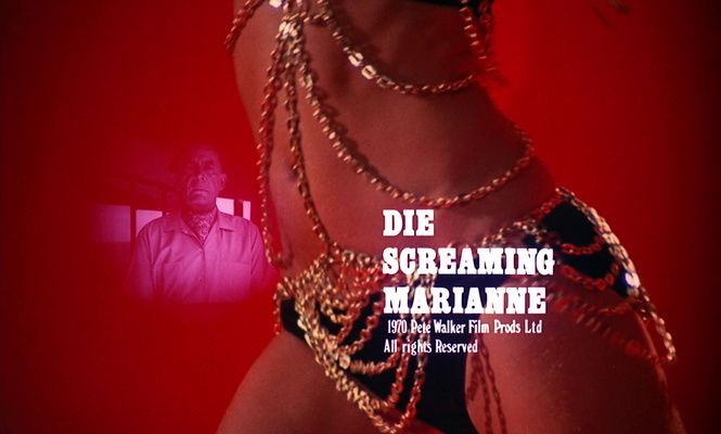 Title screen of Die Screaming Marianne
