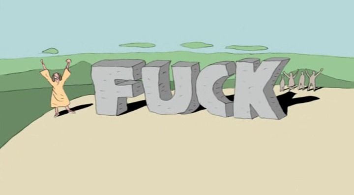 Title screen of Fuck: A Documentary