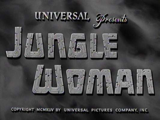 Title screen of Jungle Woman