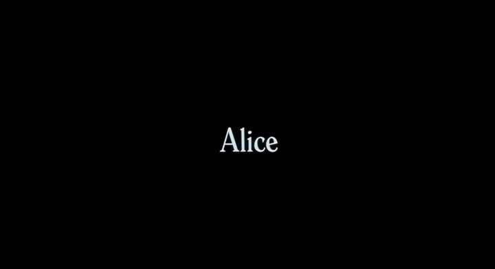 Title screen of Alice