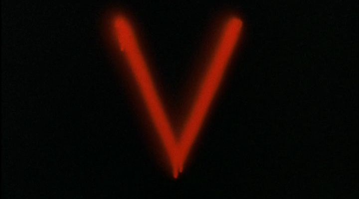 Title screen of V