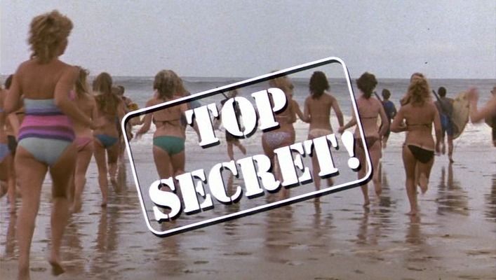 Title screen of Top Secret!