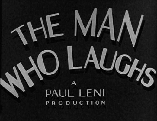 Title screen of The Man Who Laughs