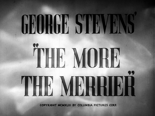 Title screen of The More the Merrier