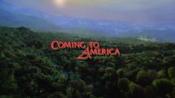 Title screen of Coming to America