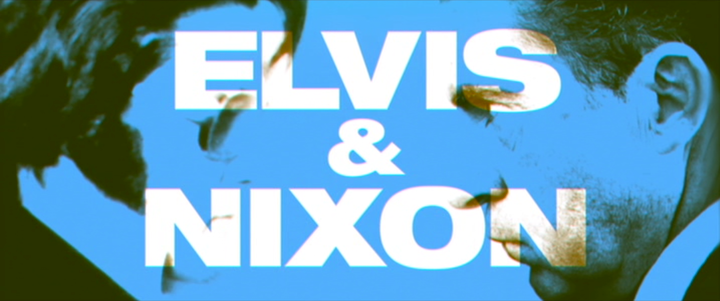Title screen of Elvis & Nixon