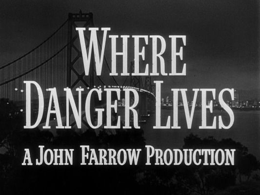 Title screen of Where Danger Lives