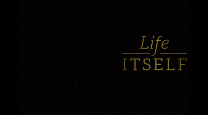 Title screen of Life Itself