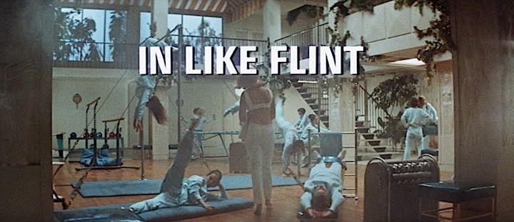 Title screen of In Like Flint